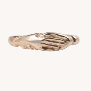 Catbird Pas De Deux Ring 14k rose gold size 7.5